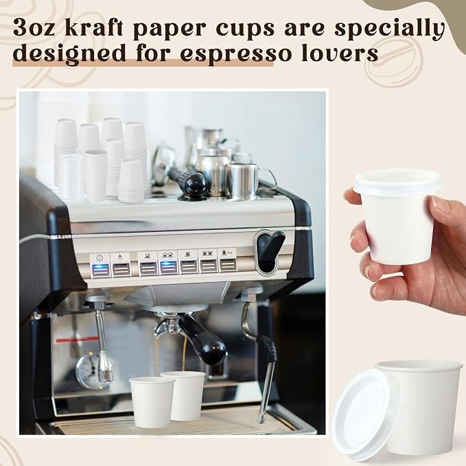100 Sets 3 oz Disposable Espresso Cup - Image 6
