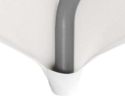 LZY Spandex Table Covers 6 Feet, Stretch/Fitted Table Covers for 6 Feet Folding Table, Rectangular Spandex Table Cloths for Wedding Party or Event (6FT-2PCS, White)