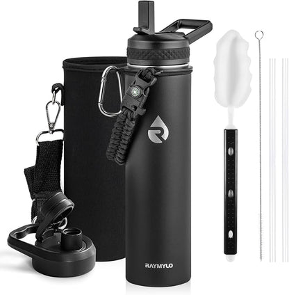 RAYMYLO Insulated Water Bottle 24 oz, Triple Wall Vacuum Stainless Steel | by RAYMYLO