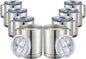MEWAY 12oz Coffee Mug With Handle 8 Pack Bulk, Stainless Steel Insulated Travel by MEWAY