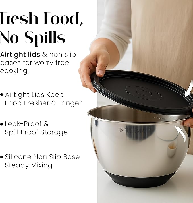 Bellemain Stainless Steel Mixing Bowls - Image 2