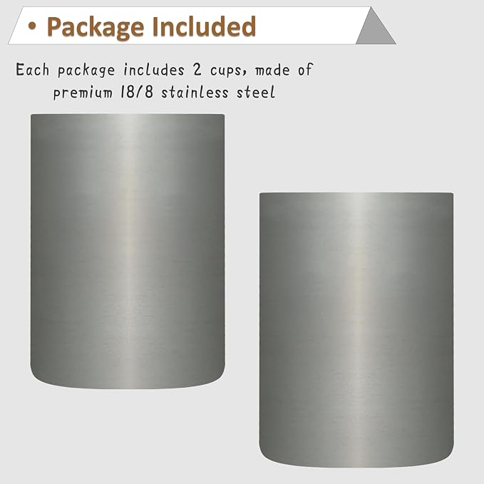 2‑Pack Stainless Steel Double Wall Cups - Image 5