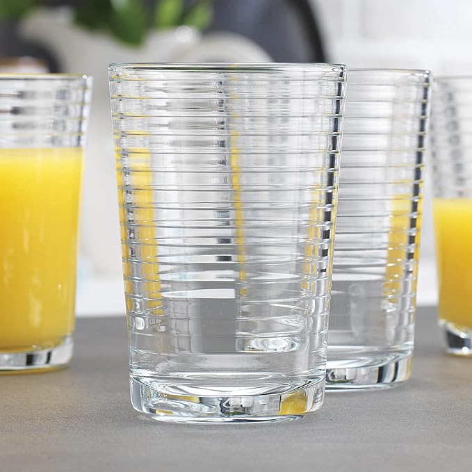 Juice Glasses 7 oz. Set Of 4 Glass Cups – By Home Essentials and Beyond – - Image 4