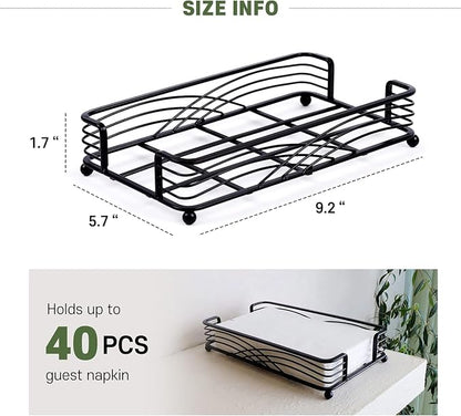 Guest Hand Towel Holder for Bathroom, Powder Room & Vanity Use - Image 3