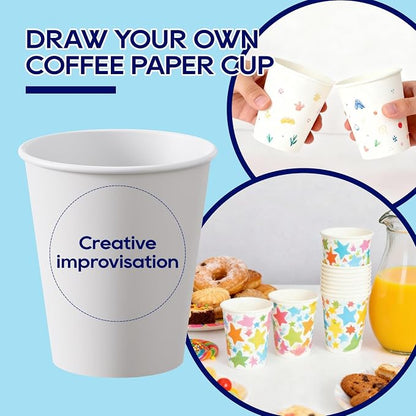 LITOPAK 400 Pack 8 oz Disposable Paper Coffee Cups, and Events - Image 6