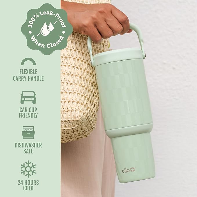 Ello Oasis Go+ 26oz Insulated Stainless Steel Tumbler - Image 4