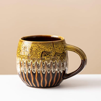 13oz Large Ceramic Coffee Mug, Microwave Safe, Dishwasher Safe - Image 4