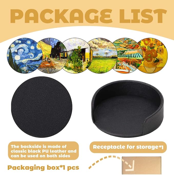 Coasters Set of 6 - Image 4