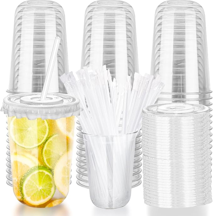 16oz Disposable Stemless Glasses by Unknown
