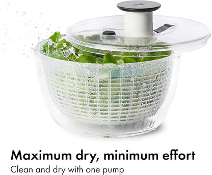 OXO Good Grips Small Salad & Herb Spinner, Vegetable Washer - Image 4