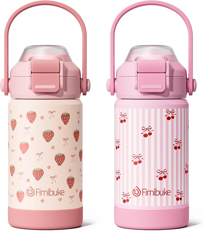 Fimibuke 14oz Kids Insulated Water Bottle by Fimibuke