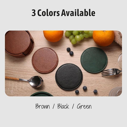 Drink Coasters with Holder, Elegant Home Decor & Handmade Housewarming Gift - Image 6