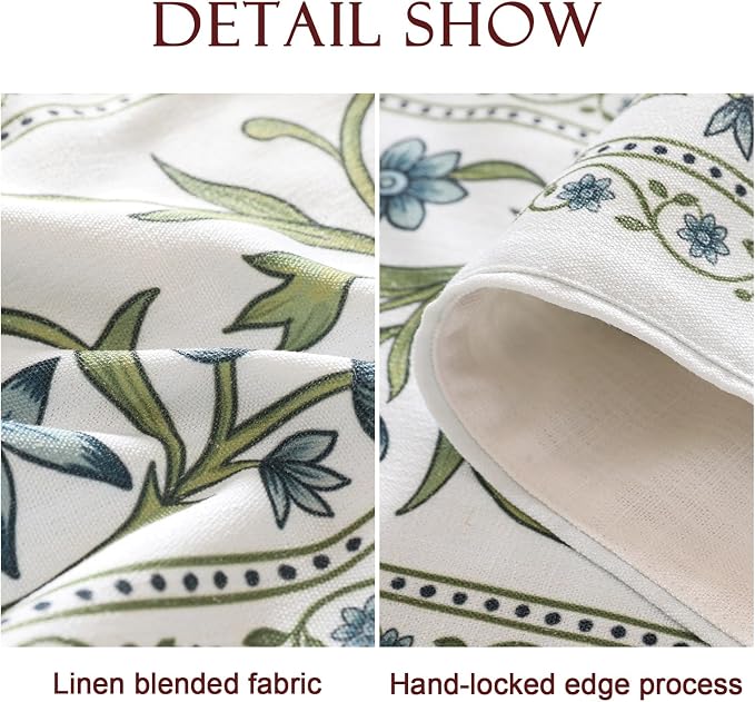 Designer French Linen Table Runner, Dining Table, Kitchen Decor, Thanksgiving - Image 4