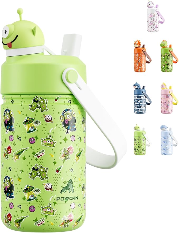 POWCAN 12 oz Insulated Water Bottle by POWCAN