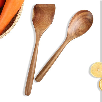 Wooden Cooking Spoon Utensils, Spoons Spatulas Set by DecentVrvege