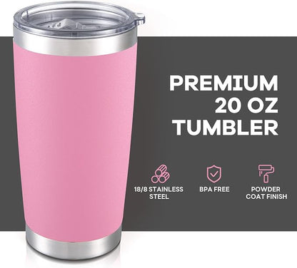 20 oz Tumbler with Lid Stainless Steel Insulated Tumblers Bulk Cups Mug | - Image 2