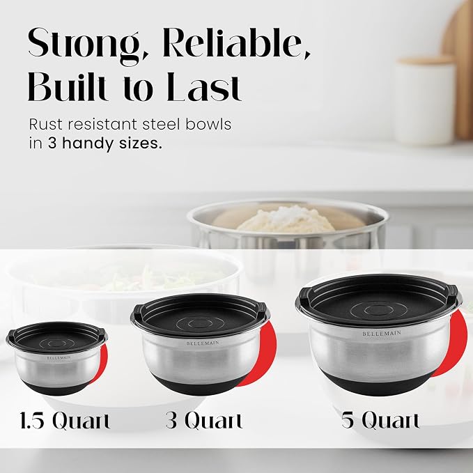 Bellemain Stainless Steel Mixing Bowls - Image 5