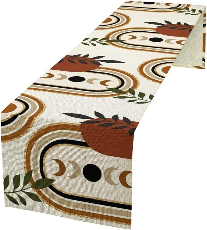 YCness Boho Mid Century Table Runner by YCness