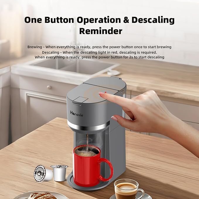 Horavie Mini Single Serve Coffee Maker - Image 4