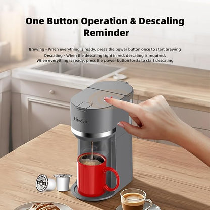 Horavie Mini Single Serve Coffee Maker - Image 4
