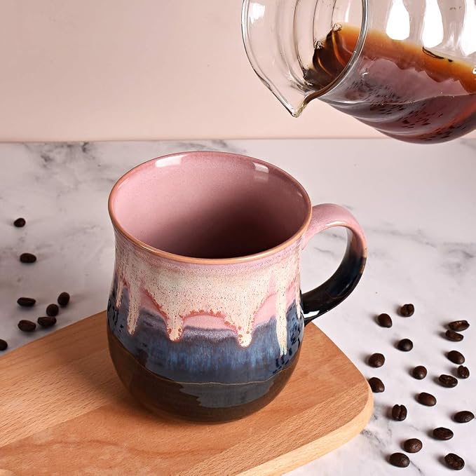 Bosmarlin Large Ceramic Coffee Mug, Big Tea Cup - Image 5