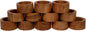 Handmade Acacia Wood Napkin Ring Set of 12 by Samhita