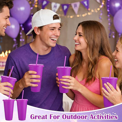 Honeydak 60 Pack Tumbler with Straw and Lid Bulk Cups - Image 5