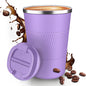 12OZ Travel Coffee Mug Insulated Coffee Cup by Unknown
