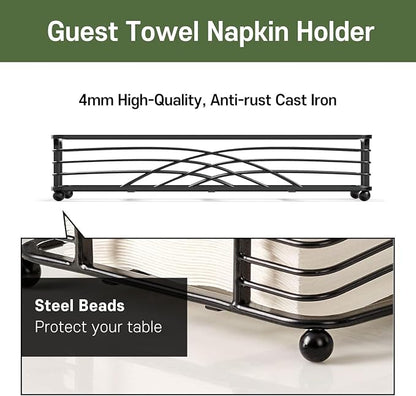 Guest Hand Towel Holder for Bathroom, Powder Room & Vanity Use - Image 6
