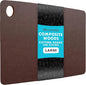 Dishwasher Safe Cutting Board for Kitchen - Large Composite Wood Chopping Board, Thin & Lightweight, Heat Resistant, BPA-Free Eco-Friendly Cutting Board for Meal Prep, 14.5 x 11.25 Inch (Nutmeg Brown)