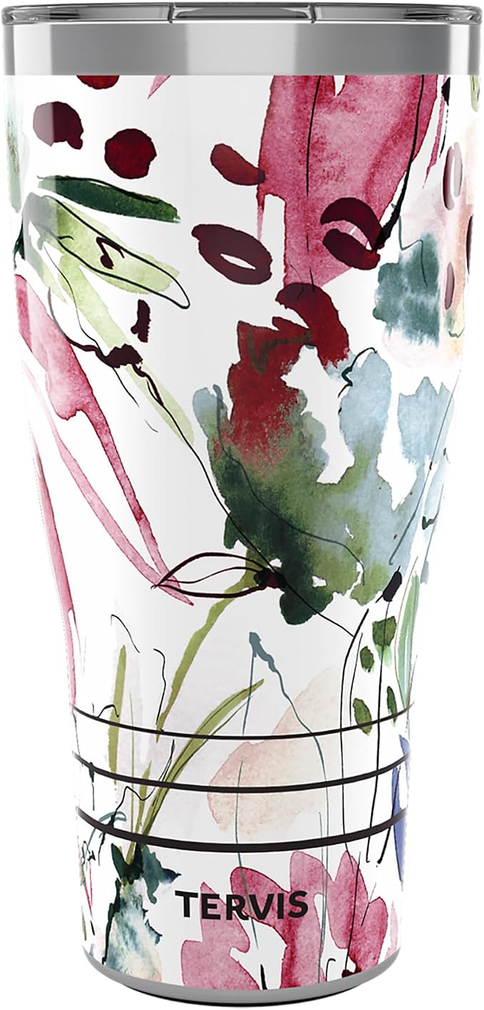 Tervis Traveler Sara Berrenson Floral Abstraction Triple Walled Insulated by TervisTumblerCompany