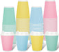 Whaline 100 Pcs Spring Pastel Color Disposable Coffee Cups by Whaline