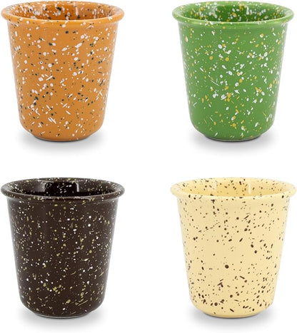 Coffee Mugs Set of 4, 10oz Ceramic Coffee Cups, by Krokori