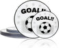 20 White Plastic Soccer Plates, Disposable Plates by I00000