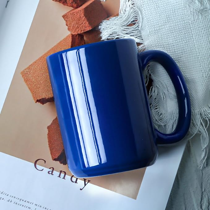16 OZ Coffee Mug, Classic Blank Ceramic Cup - Image 4