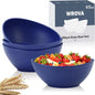 65oz Large Salad Bowls Deep Blue by WROVA