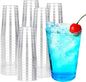 RACETOP 12 oz 200 Pack Disposable Plastic Cups, Disposable Clear Plastic Cups by RACETOP