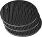 Silicone Non-Slip, Heat Resistant & Water-Trapping Trivet Mats by TENOC