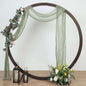 Efavormart 20ft Dusty Sage Gauze Cheesecloth Wedding Arch Drapery Fabric by efavormart