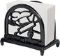 JOGREFUL Cast Iron Napkin Holder, Kitchen Organizer Chef Tool Pattern Black | by JOGREFUL
