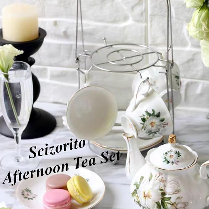 Ceramic Coffee Tea Gift Sets, European Luxury Tea Set, Suitable as A Gift - Image 3