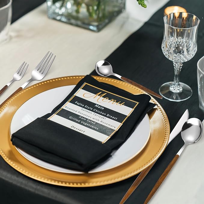 20-Piece Silverware Set with Cake Fork, Stainless Steel Flatware Cutlery Set - Image 7