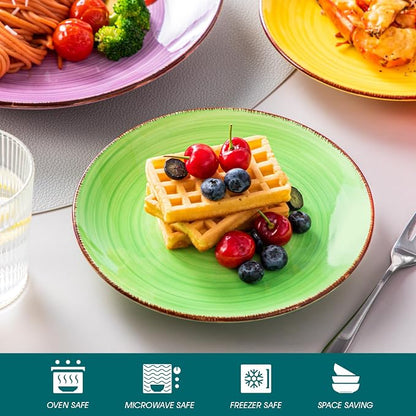 vancasso Bonita Dinnerware Set Multicolor Stoneware 12 Pieces Service - Image 3