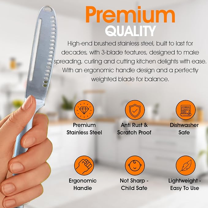 Butter Knife Spreader and Curler - Image 2
