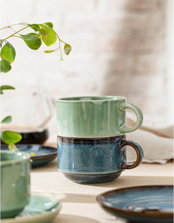 Ceramics 10oz Cappuccino Cups - Image 8