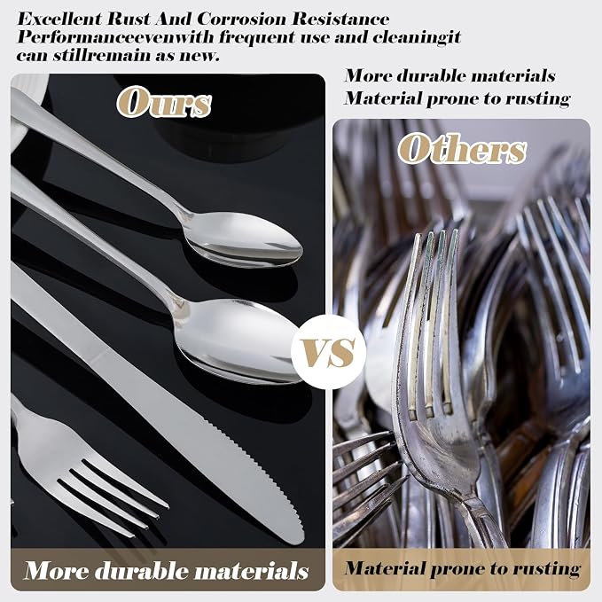 120PCS Windsor Silverware Set - Image 5