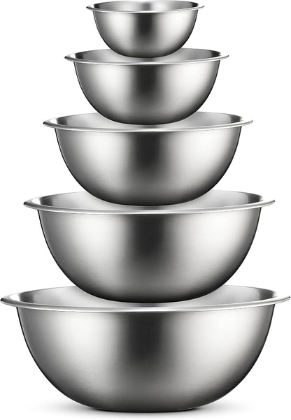 FineDine Stainless Steel Mixing Bowls Stainless Steel Mixing Bowl Set by FINEDINE