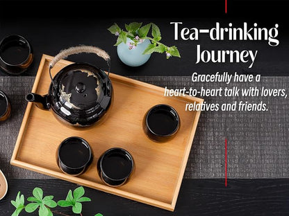 Japanese Tea Sets for Adults, Chinese Tea Set Gongfu Tea Set Japanese Teapot - Image 3