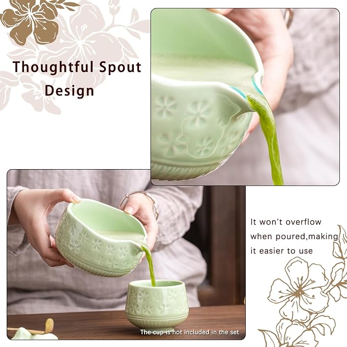 Buucup Matcha Whisk Set, Ceramic Matcha Kit - Image 2