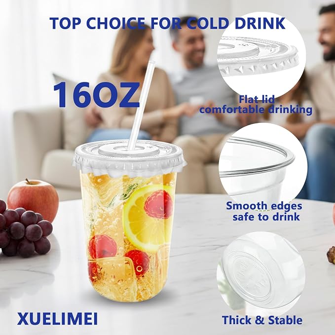 16oz Disposable Stemless Glasses - Image 3